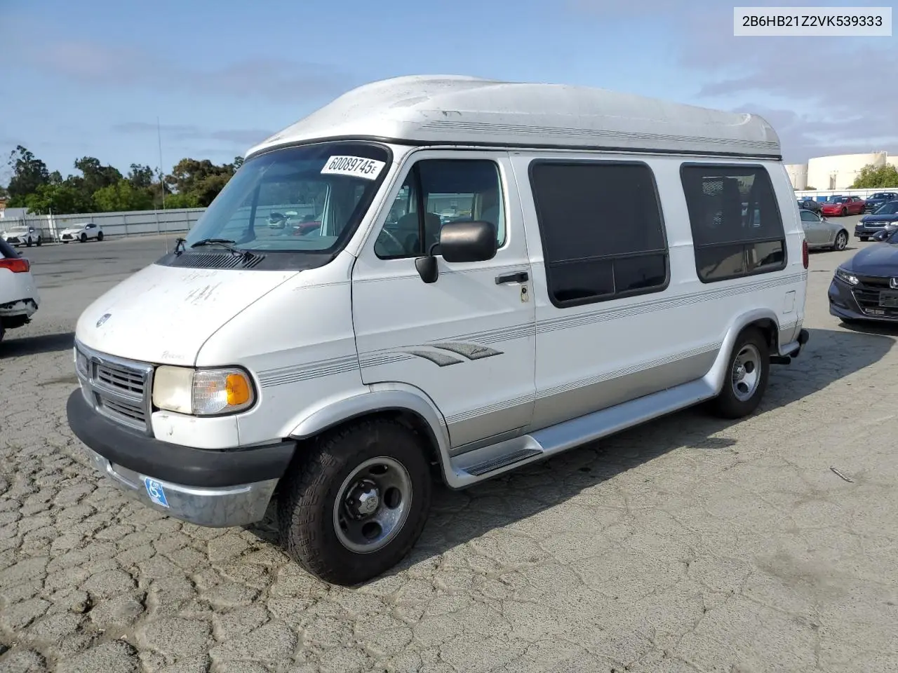 1997 Dodge Ram Van B2500 VIN: 2B6HB21Z2VK539333 Lot: 60089745