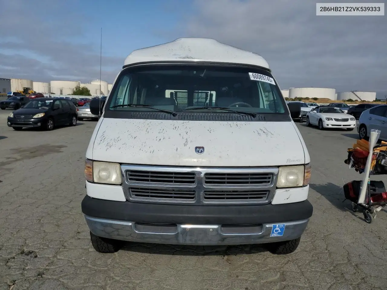 1997 Dodge Ram Van B2500 VIN: 2B6HB21Z2VK539333 Lot: 60089745