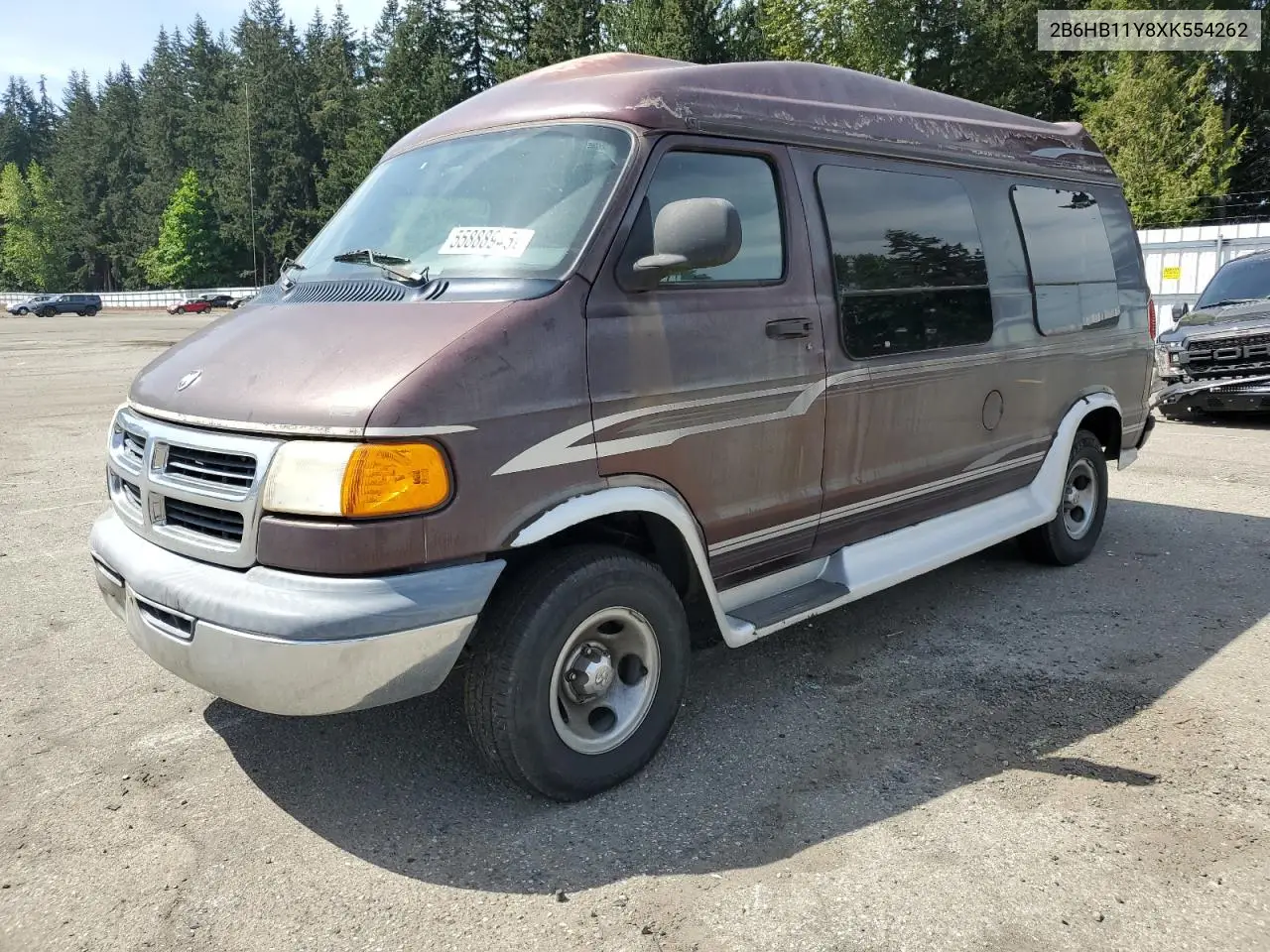 1999 Dodge Ram Van B1500 VIN: 2B6HB11Y8XK554262 Lot: 55888945