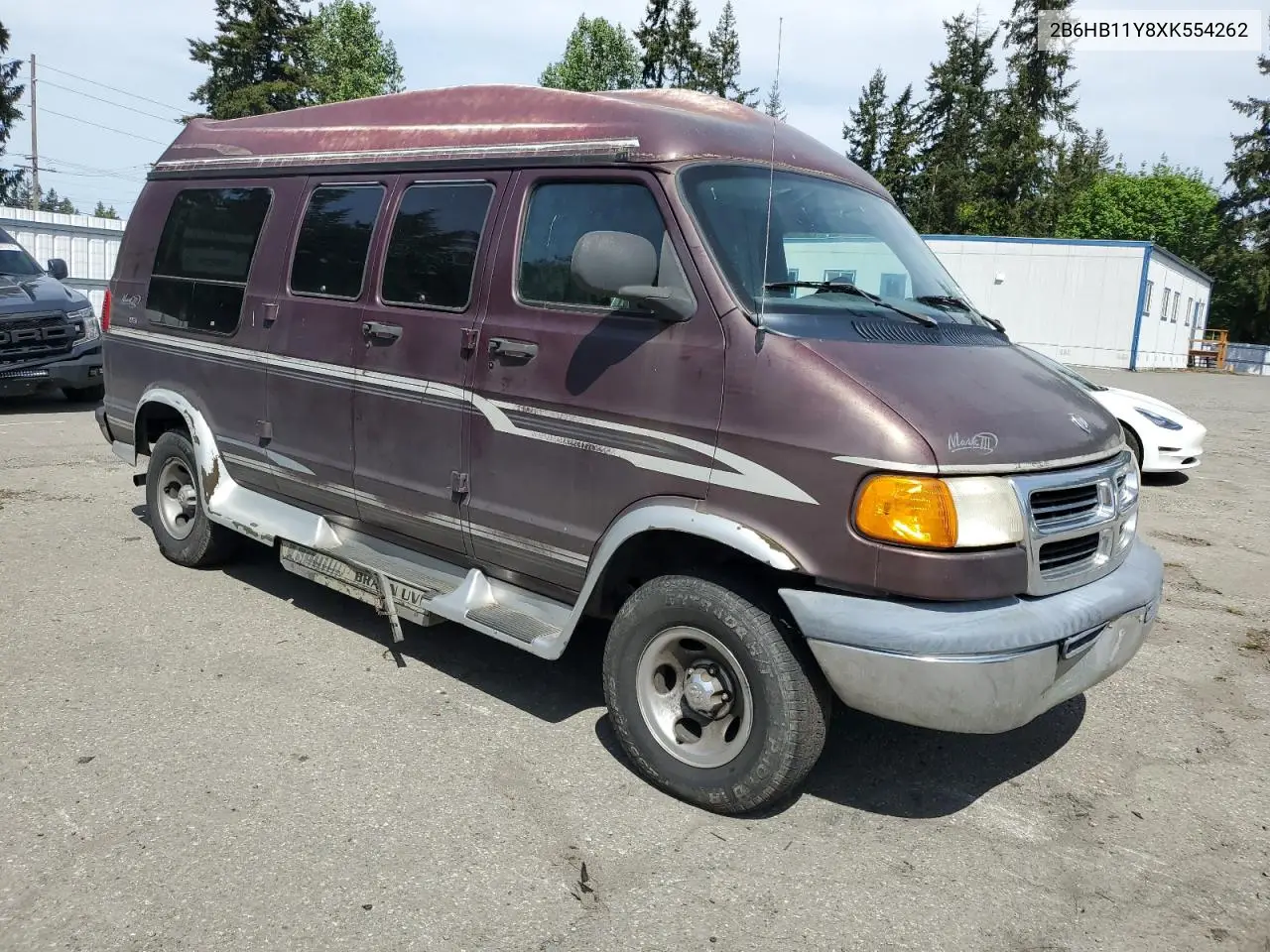 1999 Dodge Ram Van B1500 VIN: 2B6HB11Y8XK554262 Lot: 55888945