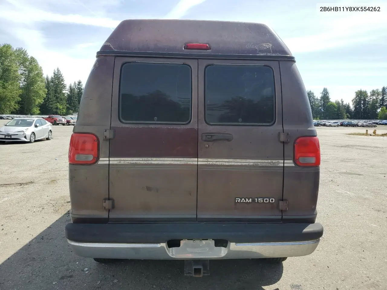 1999 Dodge Ram Van B1500 VIN: 2B6HB11Y8XK554262 Lot: 55888945