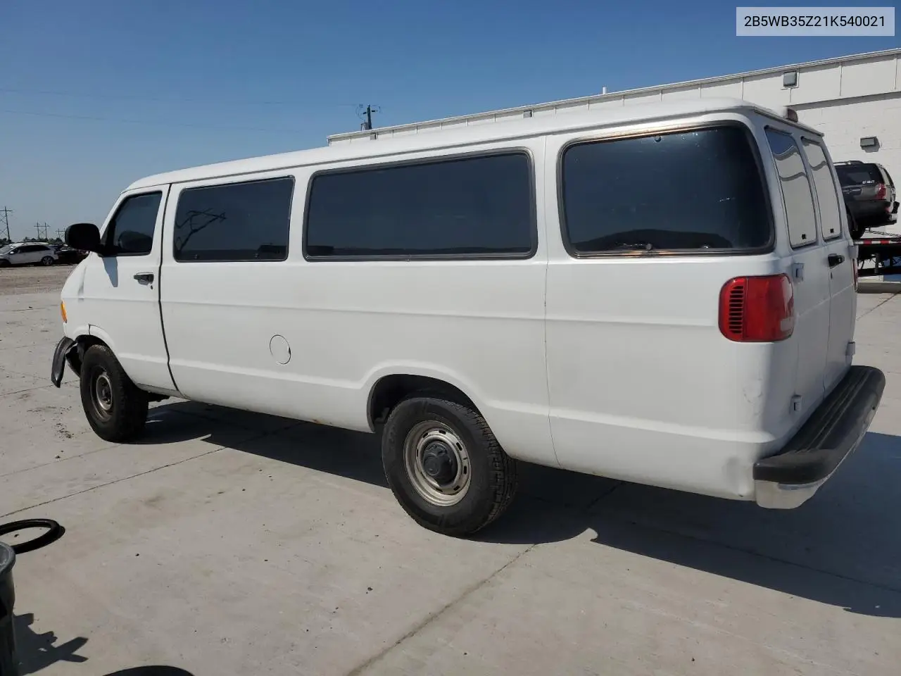 2001 Dodge Ram Wagon B3500 VIN: 2B5WB35Z21K540021 Lot: 60663745