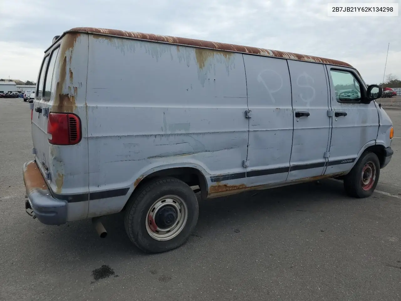 2002 Dodge Ram Van B2500 VIN: 2B7JB21Y62K134298 Lot: 52234265