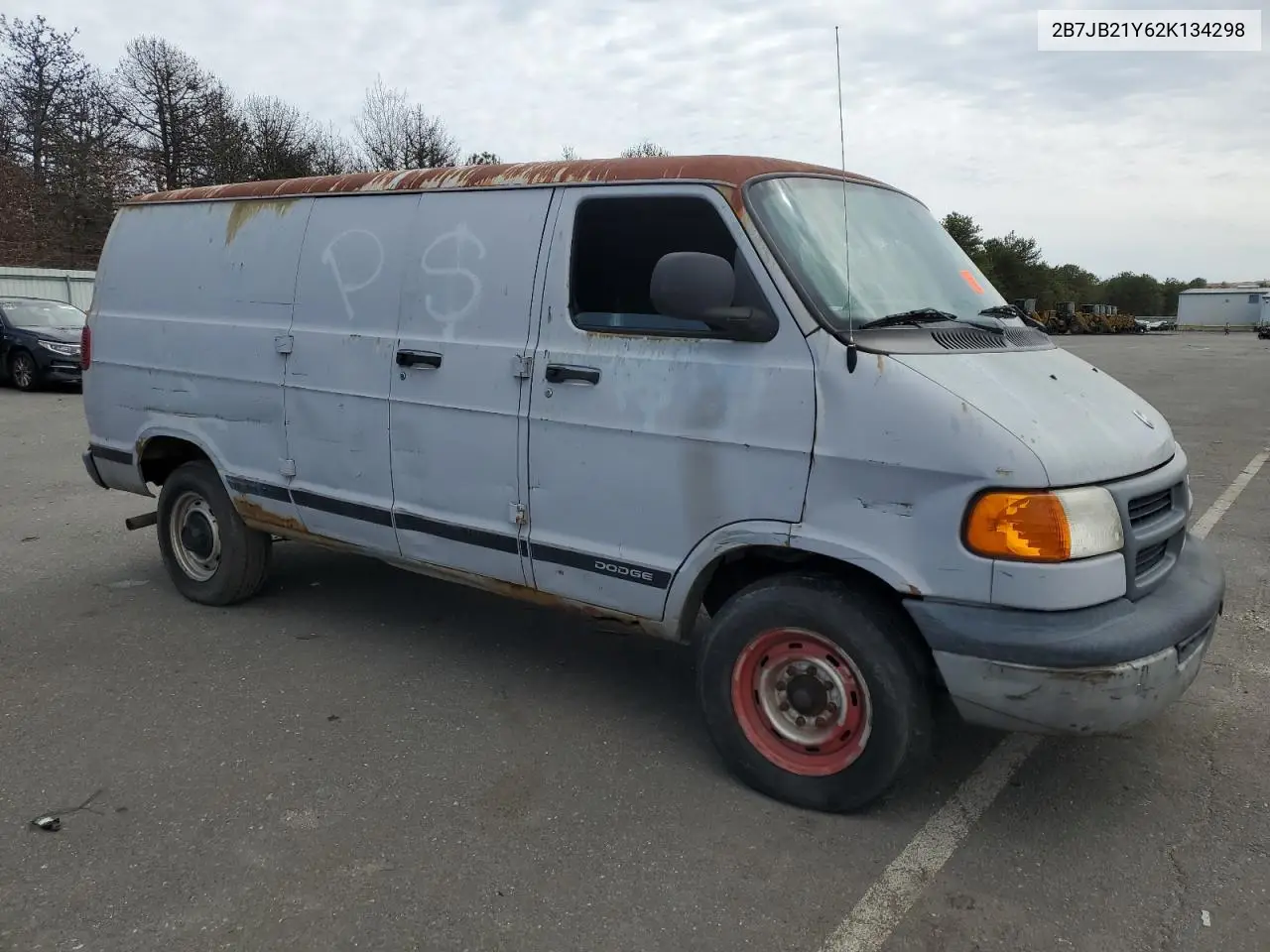 2002 Dodge Ram Van B2500 VIN: 2B7JB21Y62K134298 Lot: 52234265
