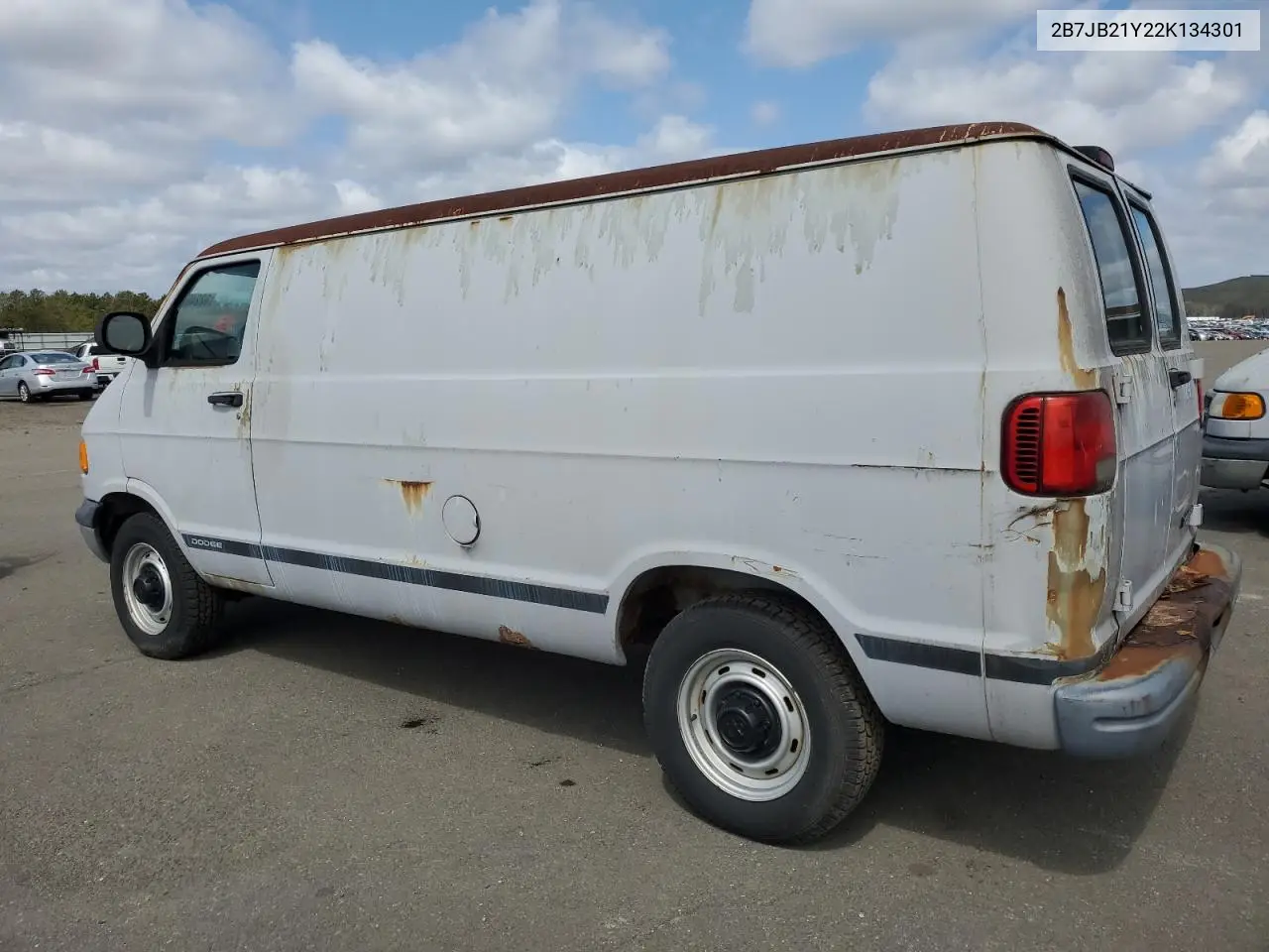 2002 Dodge Ram Van B2500 VIN: 2B7JB21Y22K134301 Lot: 52246795