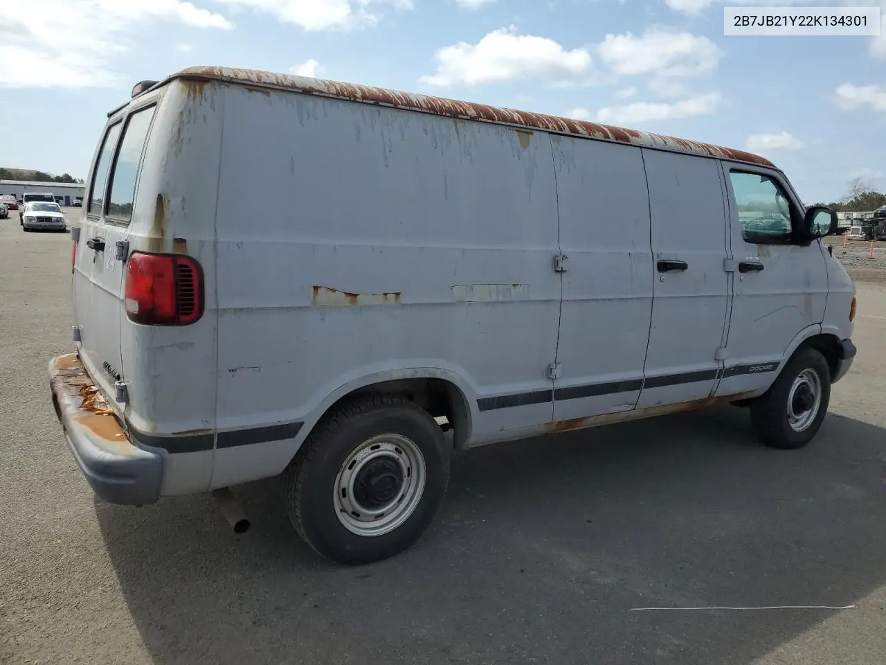 2002 Dodge Ram Van B2500 VIN: 2B7JB21Y22K134301 Lot: 52246795