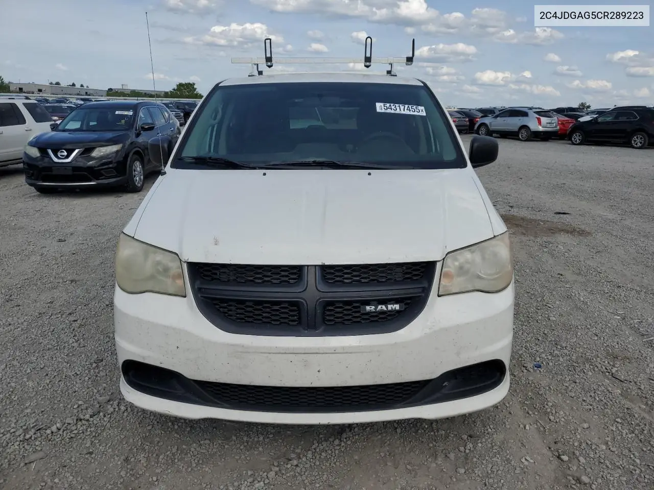 2012 Dodge Ram Van VIN: 2C4JDGAG5CR289223 Lot: 54317455