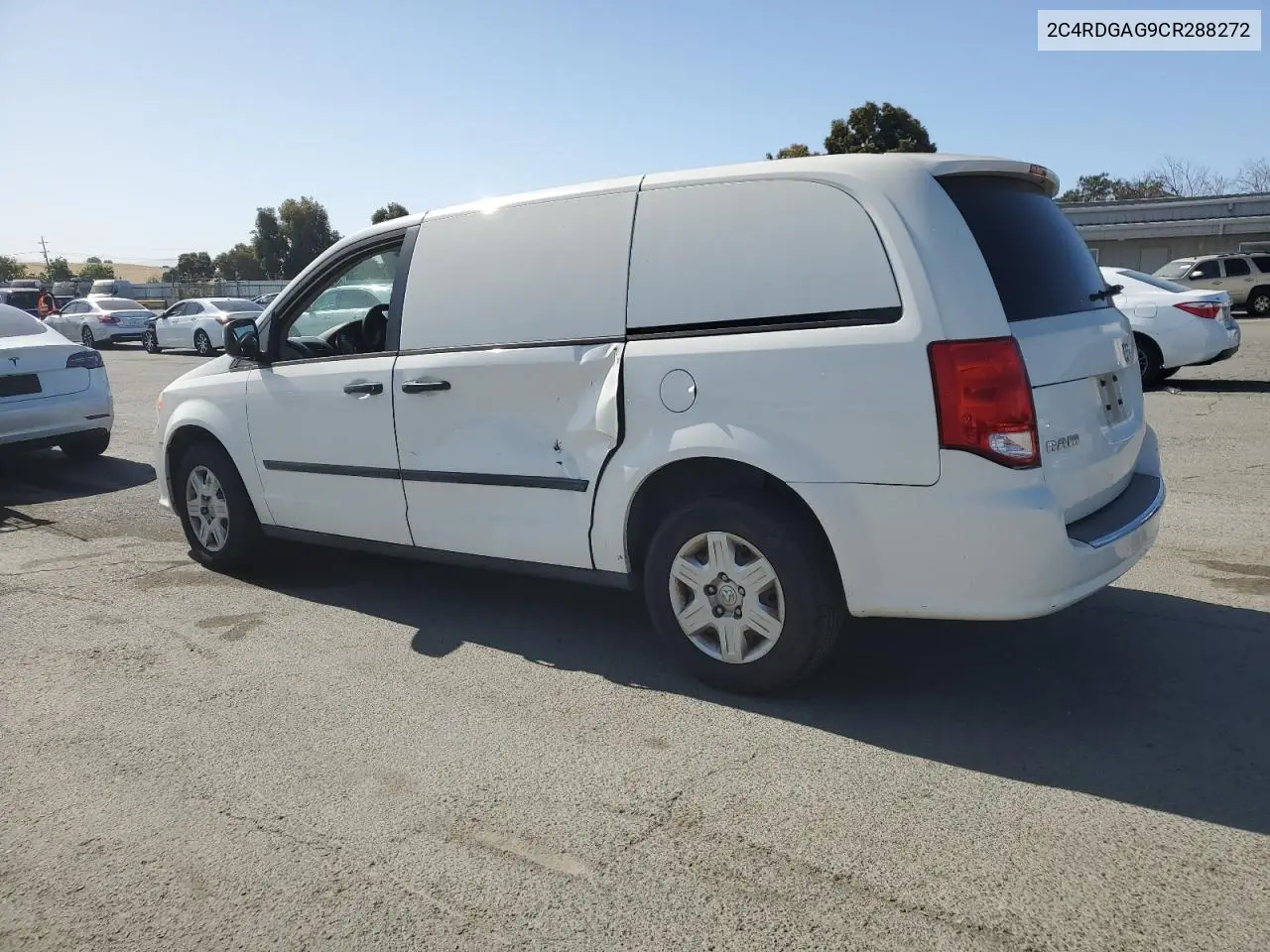 2012 Dodge Ram Van VIN: 2C4RDGAG9CR288272 Lot: 60460845