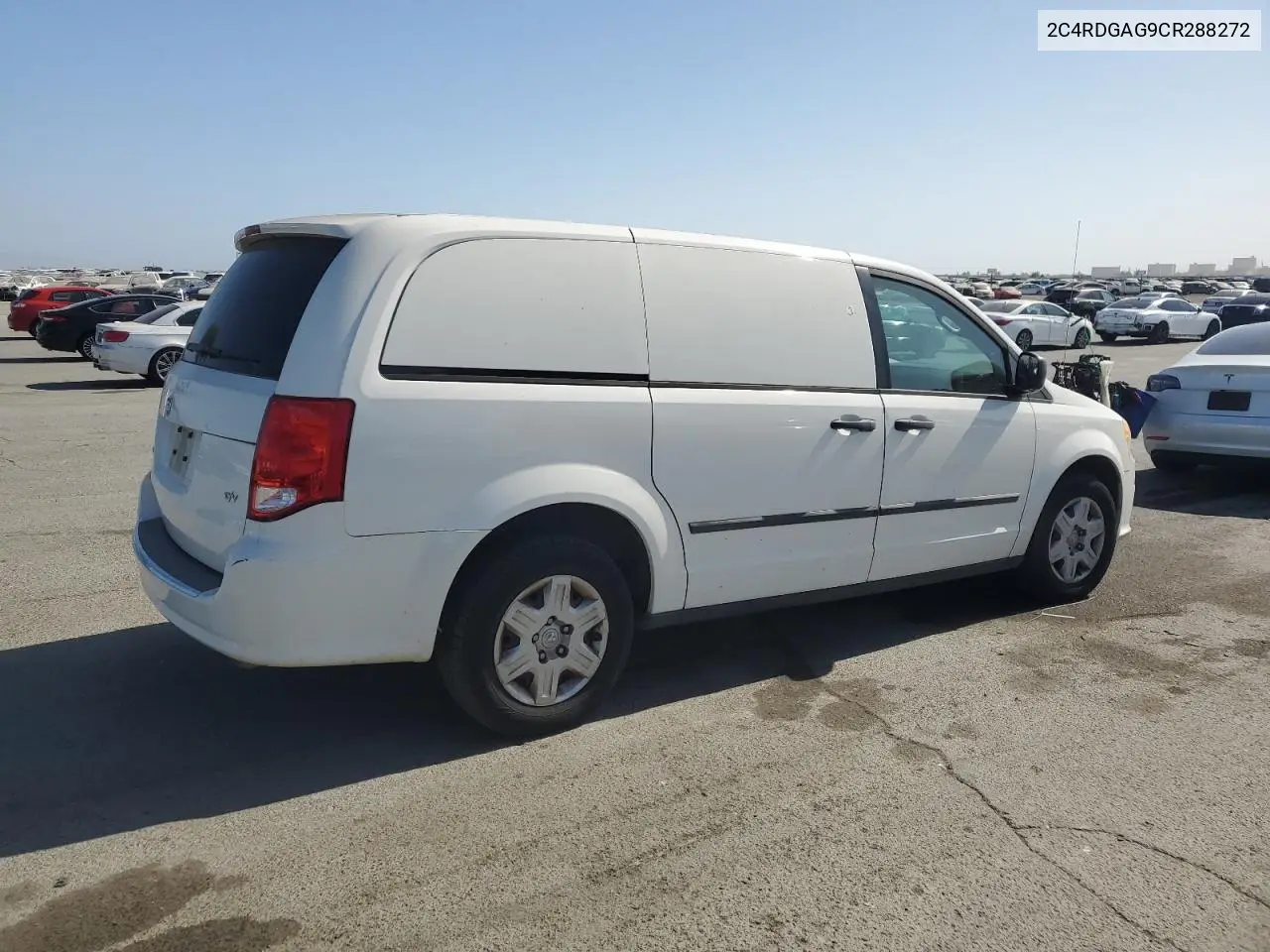 2012 Dodge Ram Van VIN: 2C4RDGAG9CR288272 Lot: 60460845