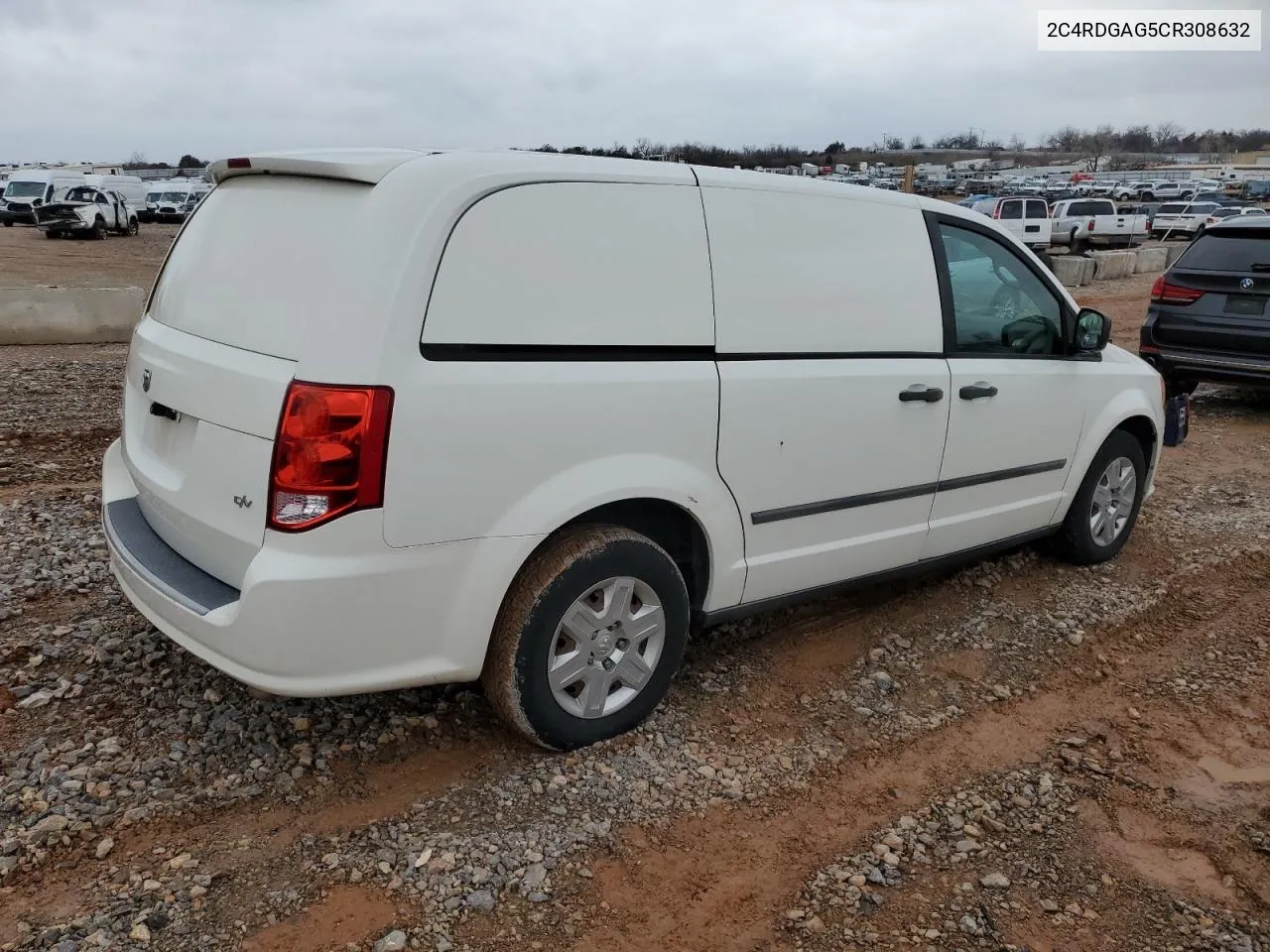 2012 Dodge Ram Van VIN: 2C4RDGAG5CR308632 Lot: 86862894