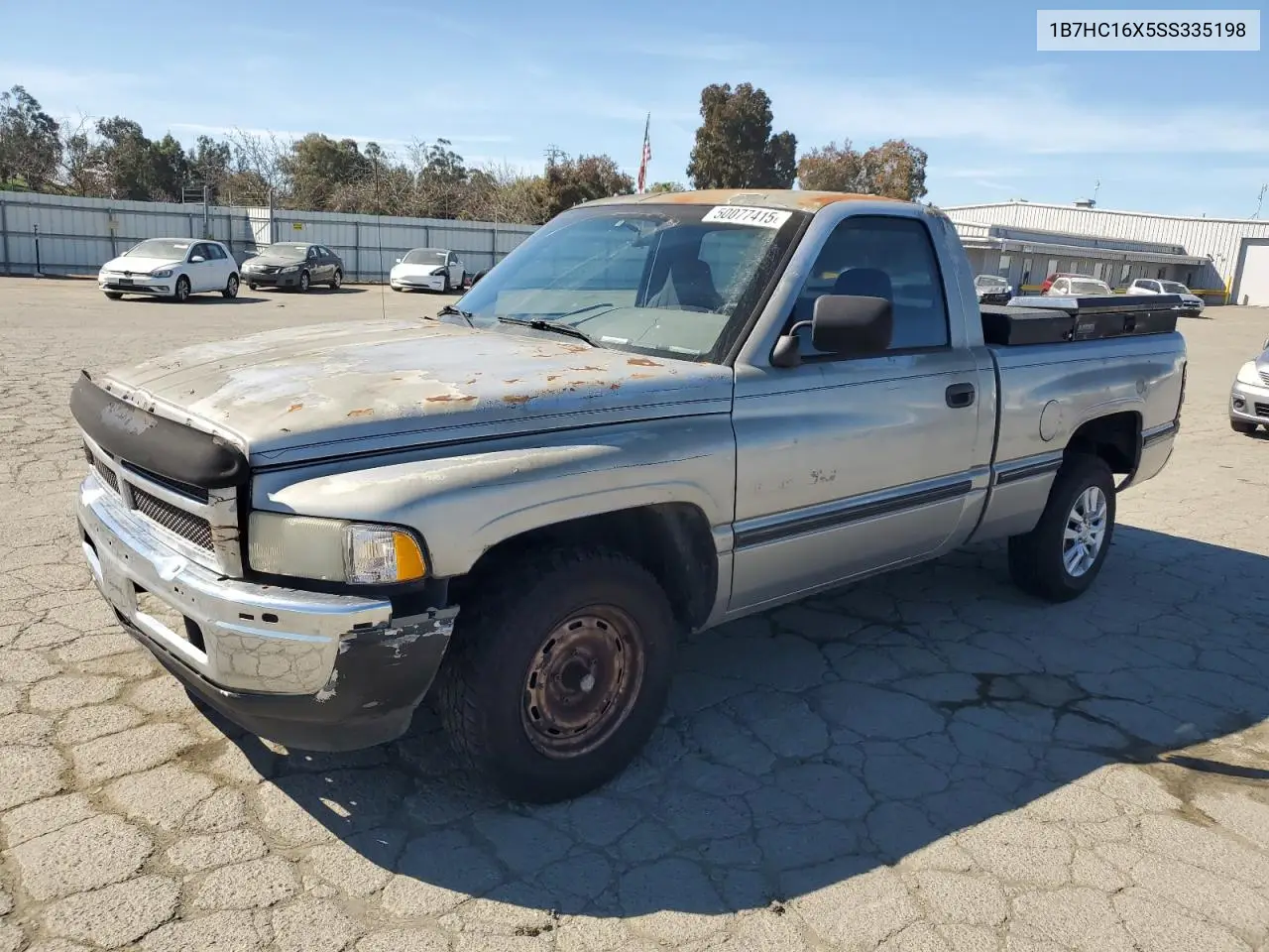 1995 Dodge Ram 1500 VIN: 1B7HC16X5SS335198 Lot: 50077415