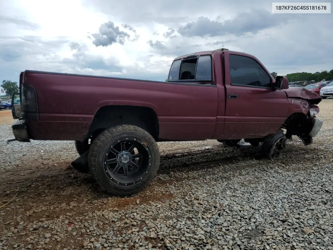 1995 Dodge Ram 2500 VIN: 1B7KF26C4SS181678 Lot: 56703415