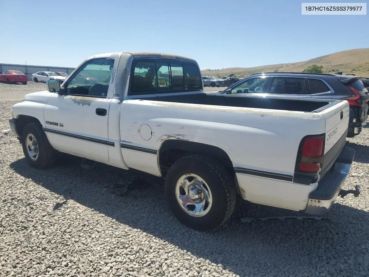 1995 Dodge Ram 1500 VIN: 1B7HC16Z5SS379977 Lot: 62273285