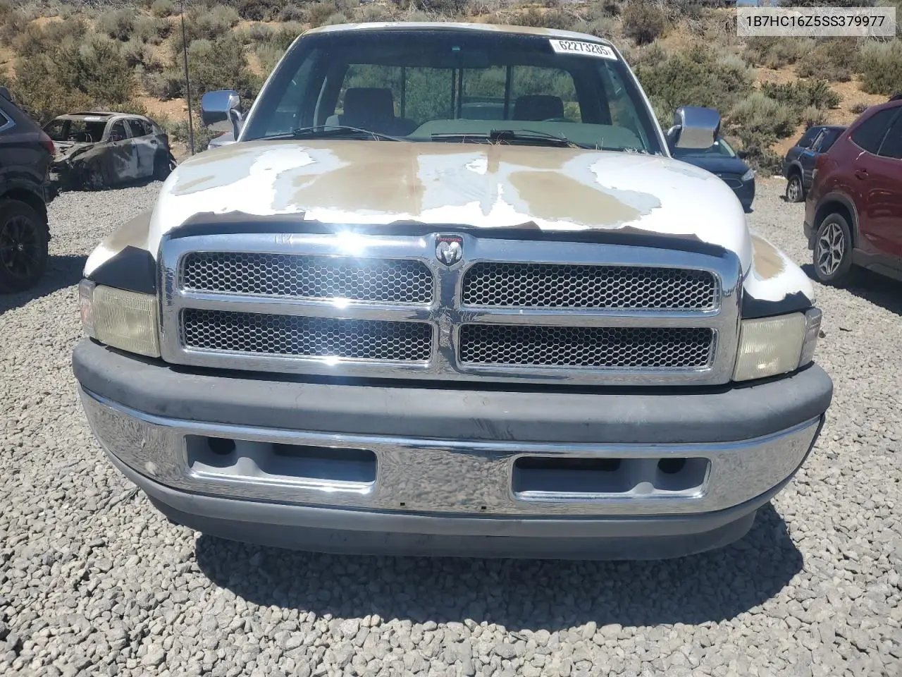 1995 Dodge Ram 1500 VIN: 1B7HC16Z5SS379977 Lot: 62273285