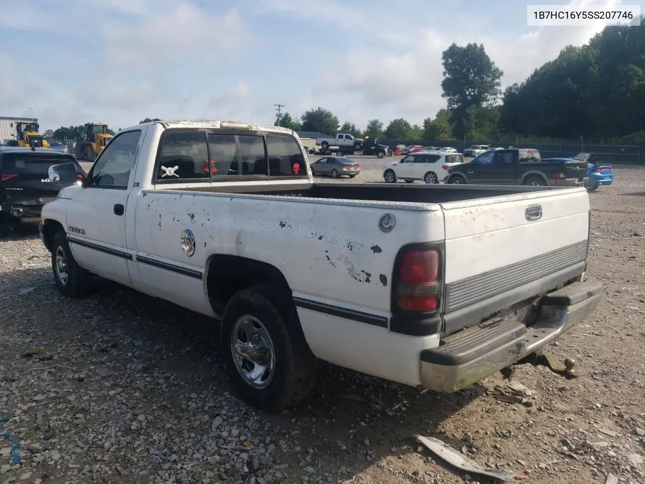 1995 Dodge Ram 1500 VIN: 1B7HC16Y5SS207746 Lot: 62829205