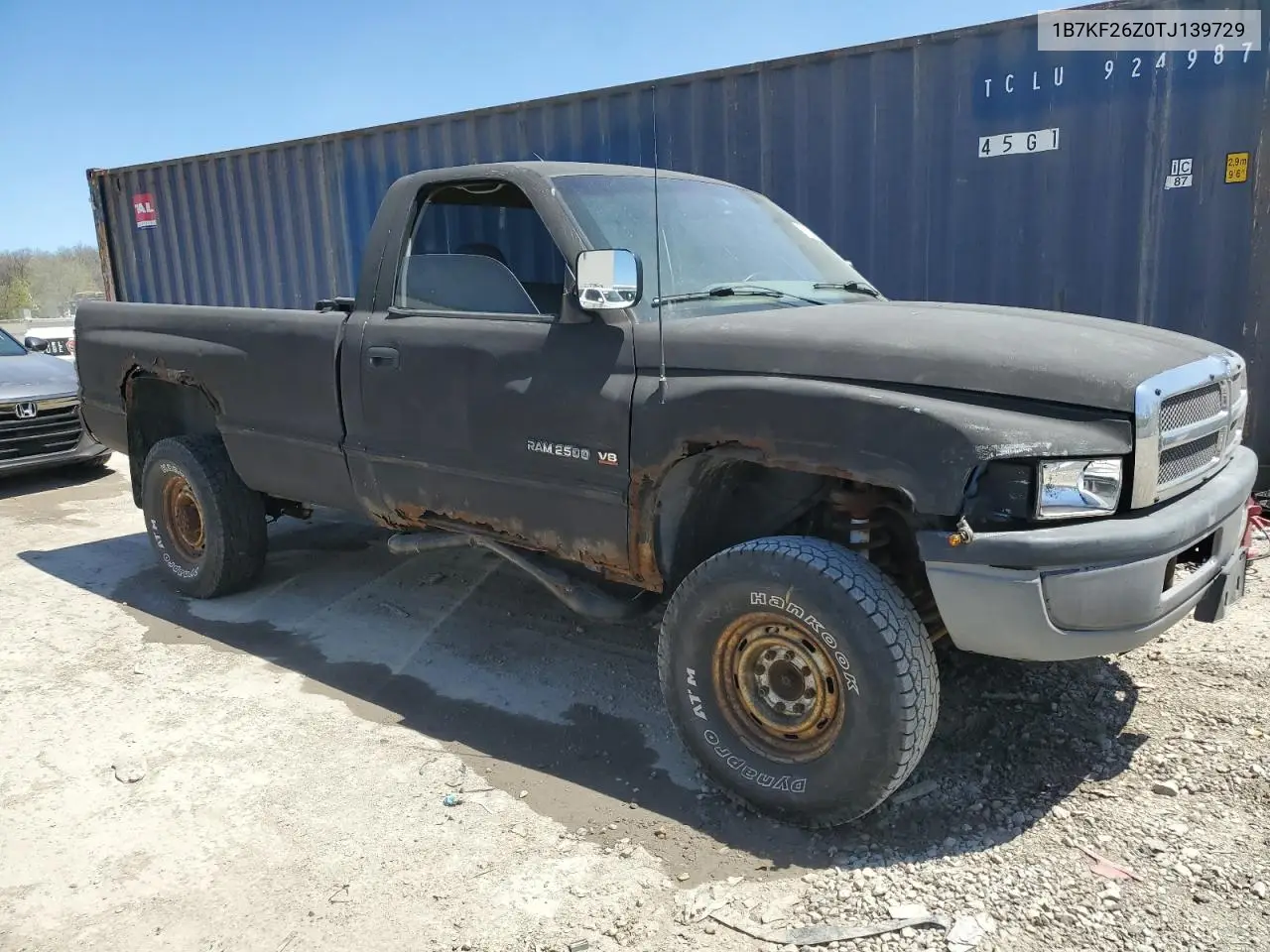 1996 Dodge Ram 2500 VIN: 1B7KF26Z0TJ139729 Lot: 55794315
