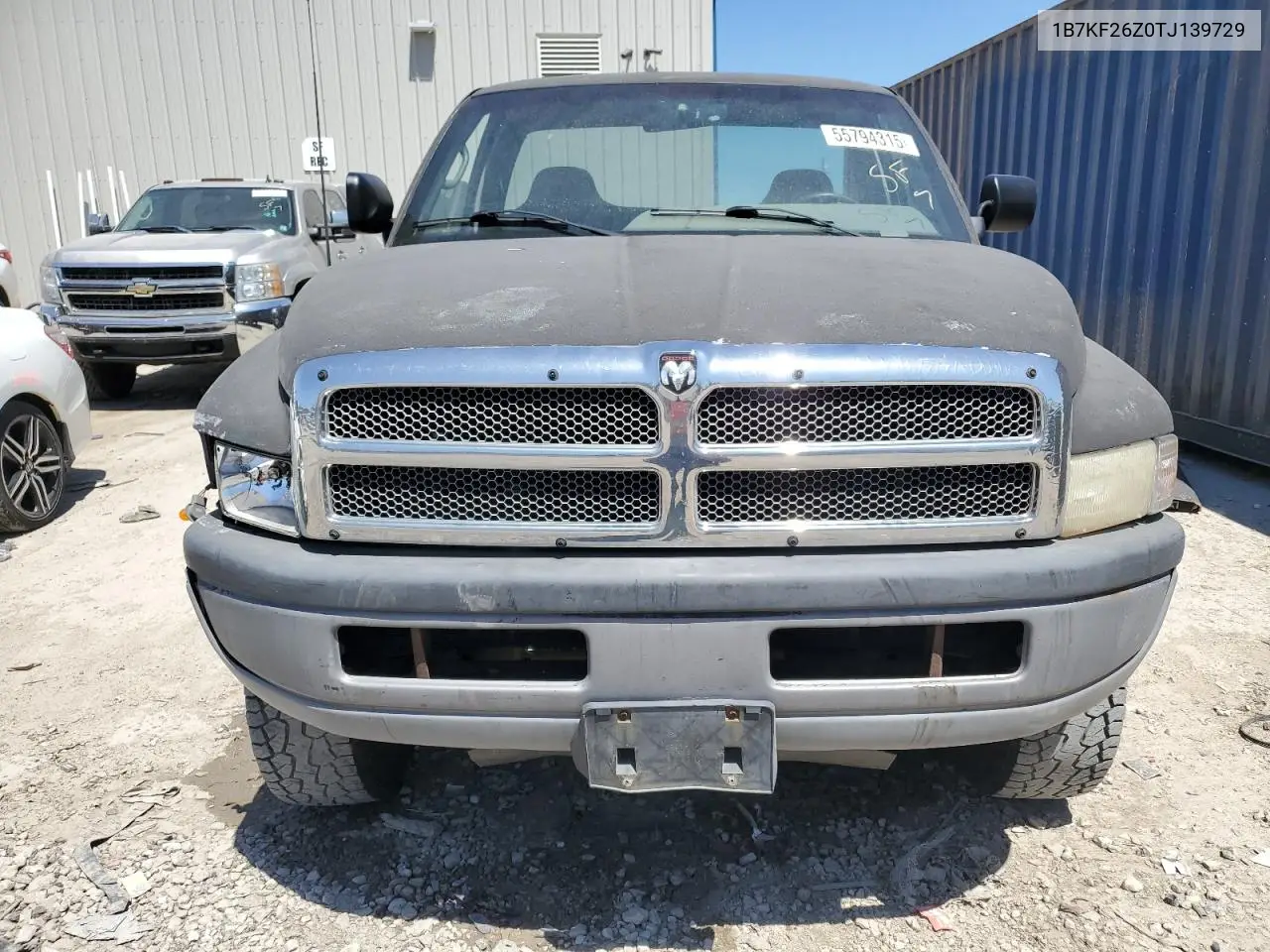 1996 Dodge Ram 2500 VIN: 1B7KF26Z0TJ139729 Lot: 55794315