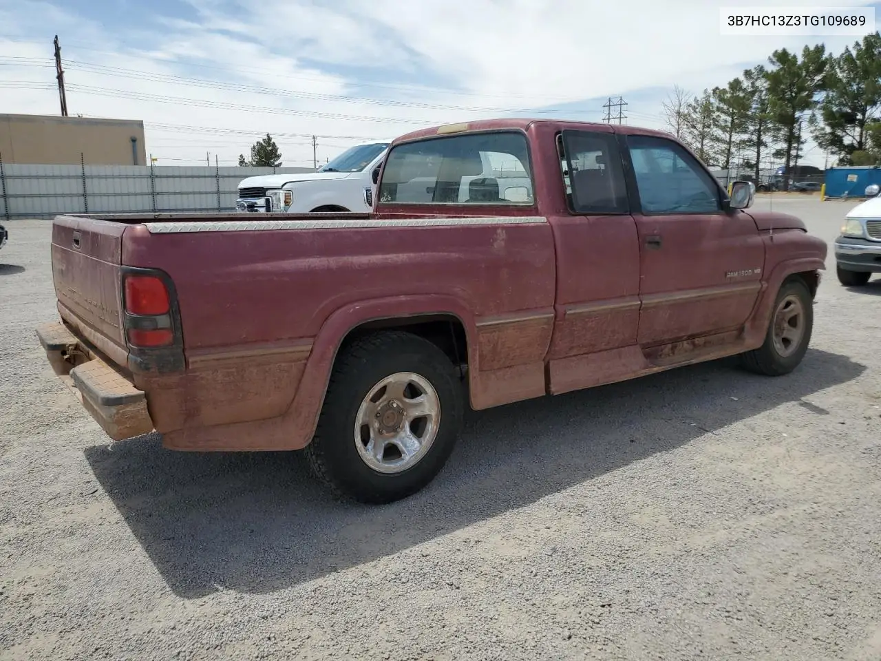 1996 Dodge Ram 1500 VIN: 3B7HC13Z3TG109689 Lot: 56554035