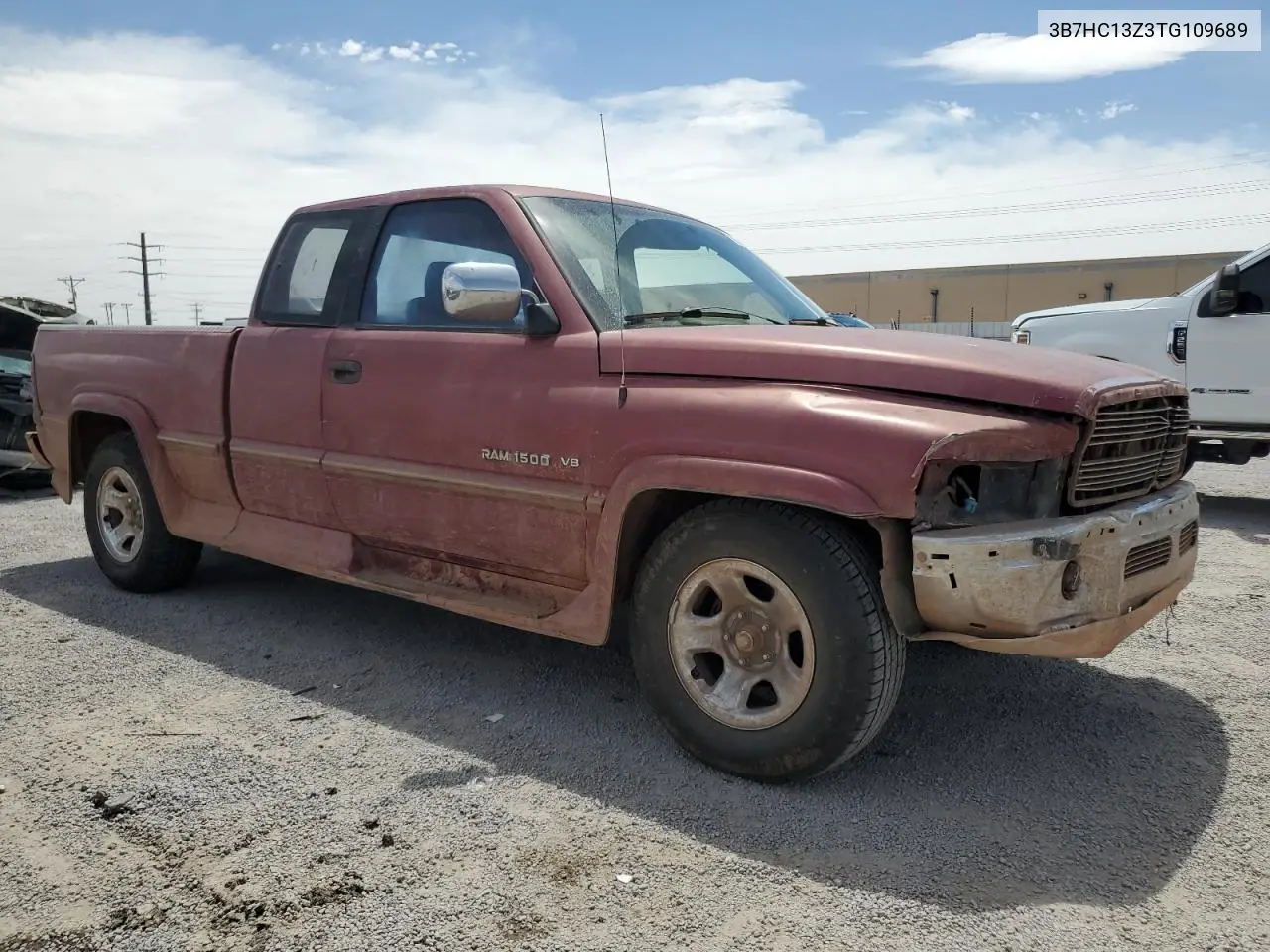 1996 Dodge Ram 1500 VIN: 3B7HC13Z3TG109689 Lot: 56554035