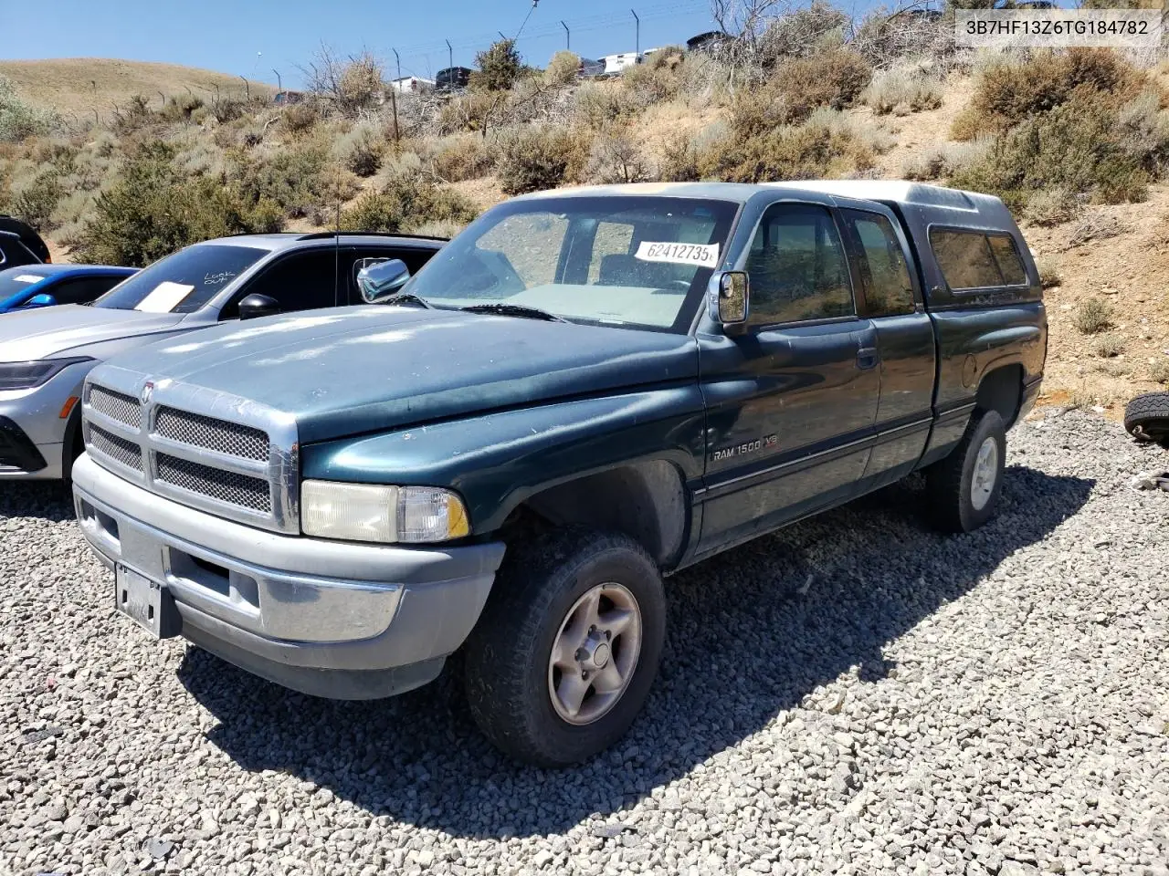 1996 Dodge Ram 1500 VIN: 3B7HF13Z6TG184782 Lot: 62412735