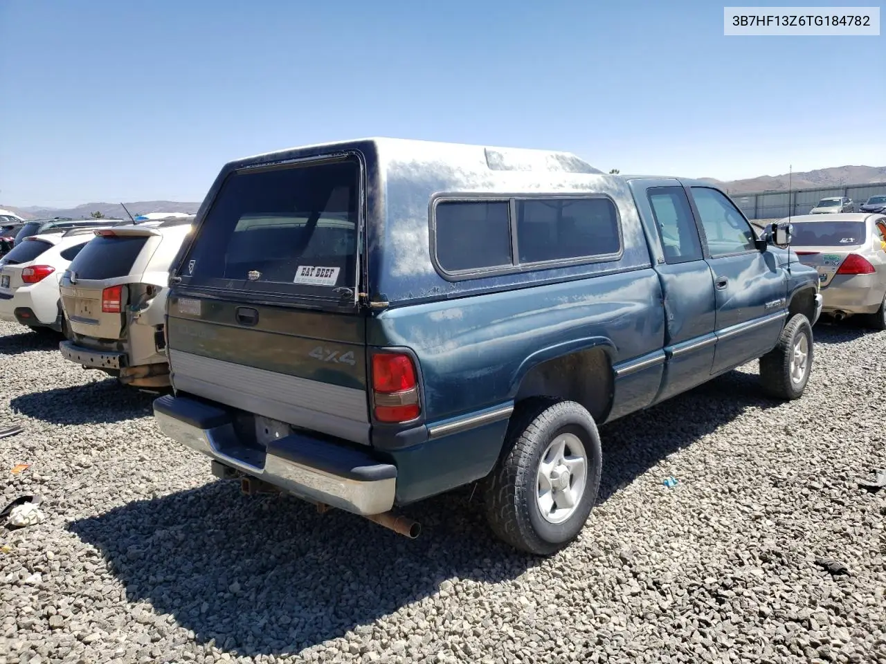 1996 Dodge Ram 1500 VIN: 3B7HF13Z6TG184782 Lot: 62412735