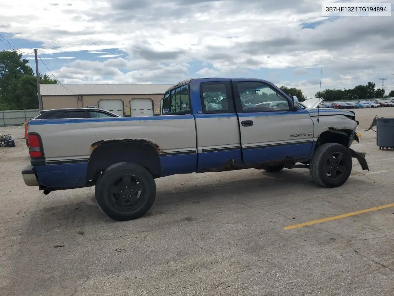 1996 Dodge Ram 1500 VIN: 3B7HF13Z1TG194894 Lot: 62724645