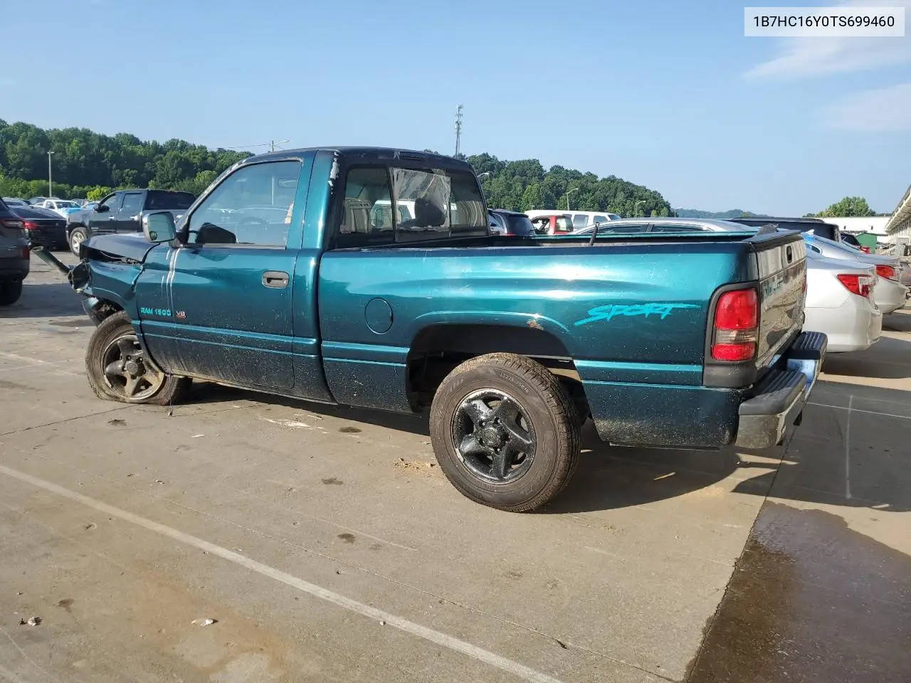 1996 Dodge Ram 1500 VIN: 1B7HC16Y0TS699460 Lot: 63473675