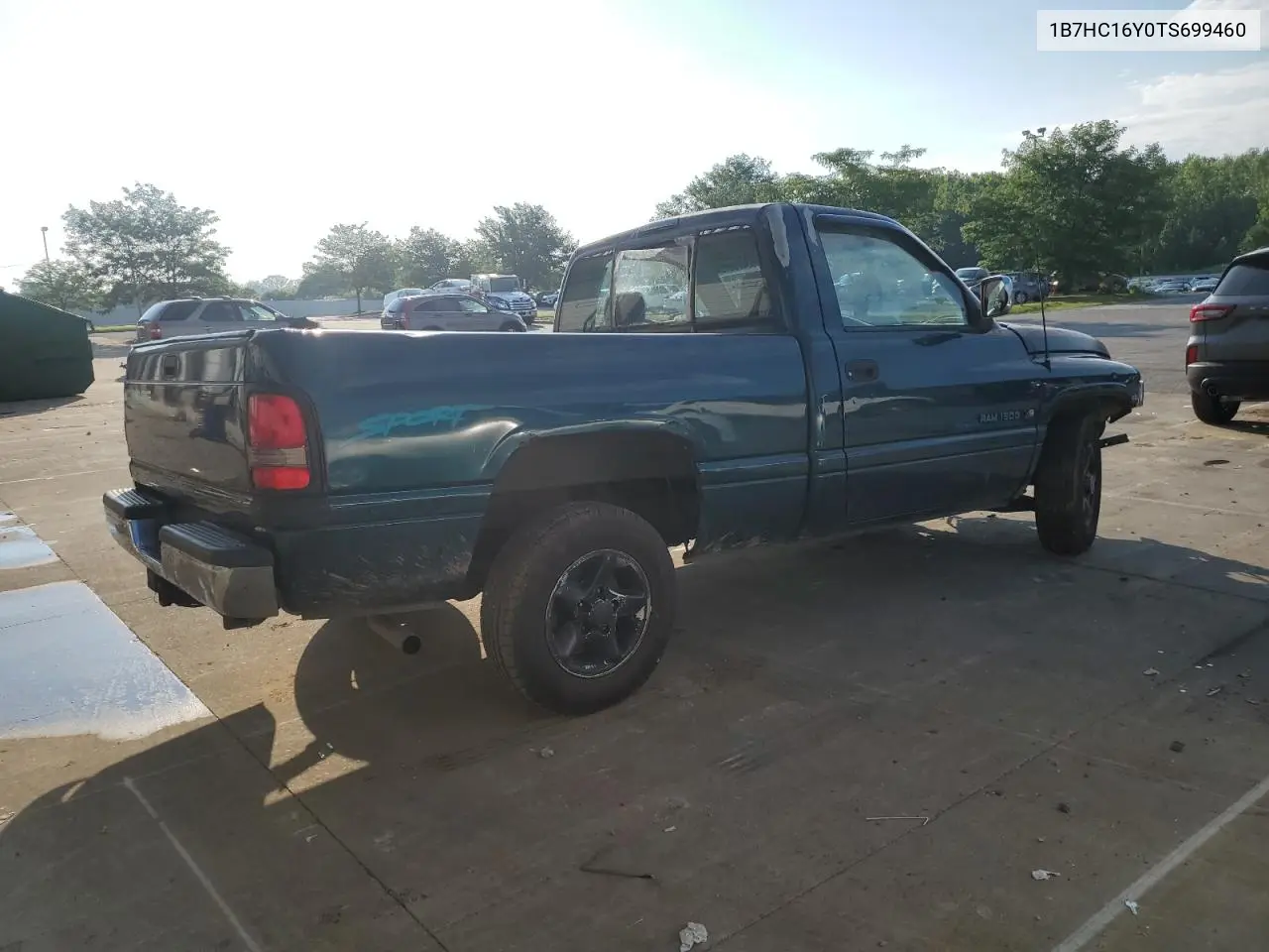 1996 Dodge Ram 1500 VIN: 1B7HC16Y0TS699460 Lot: 63473675