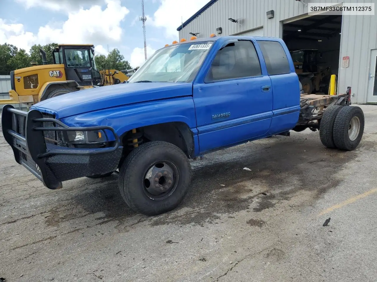1996 Dodge Ram 3500 VIN: 3B7MF33C8TM112375 Lot: 63651335
