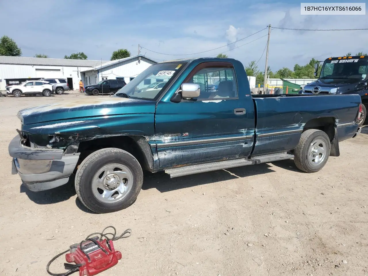 1996 Dodge Ram 1500 VIN: 1B7HC16YXTS616066 Lot: 64280745