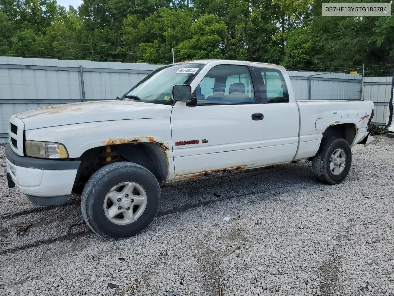 1996 Dodge Ram 1500 VIN: 3B7HF13Y5TG185784 Lot: 64748865