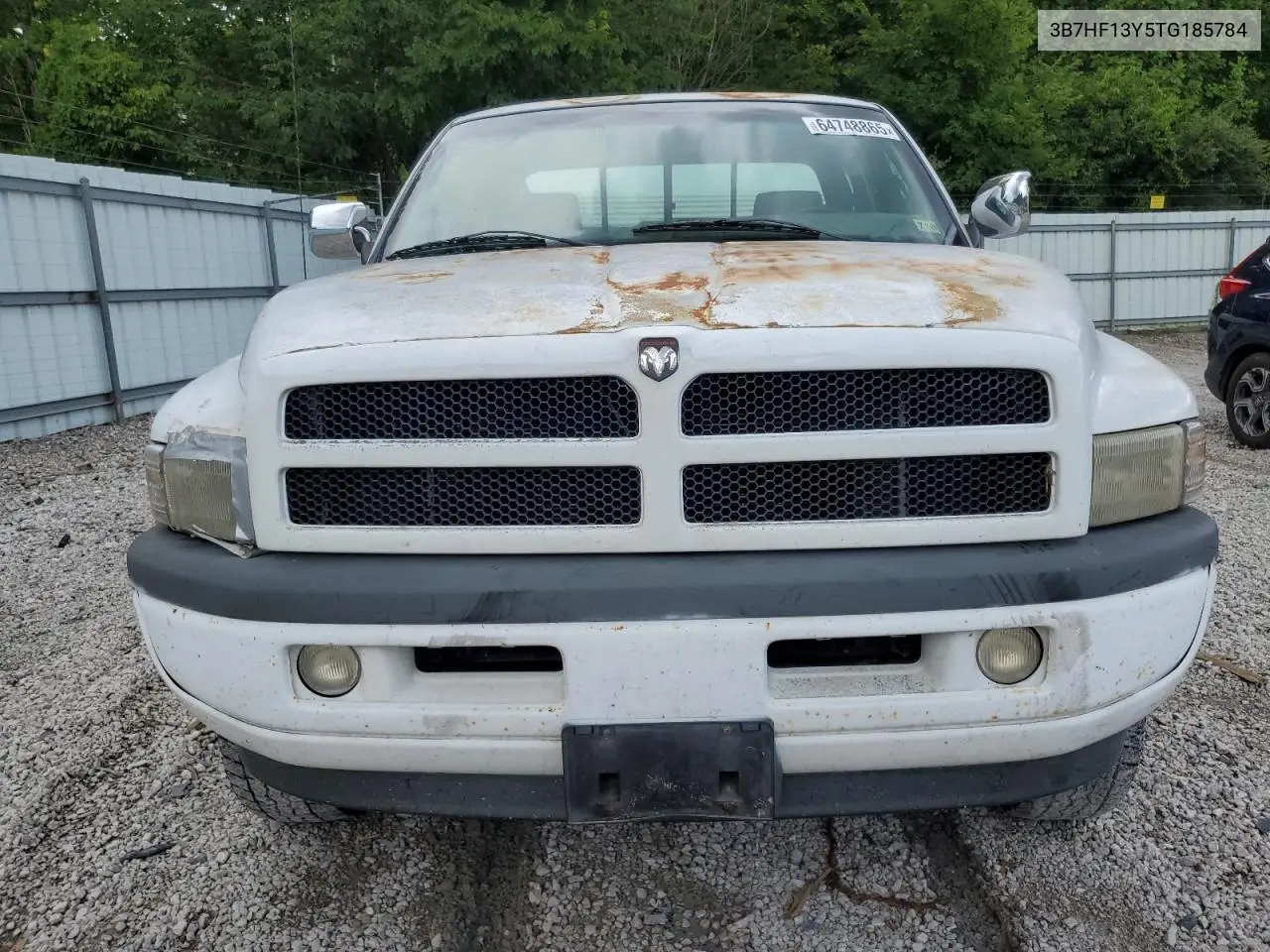 1996 Dodge Ram 1500 VIN: 3B7HF13Y5TG185784 Lot: 64748865