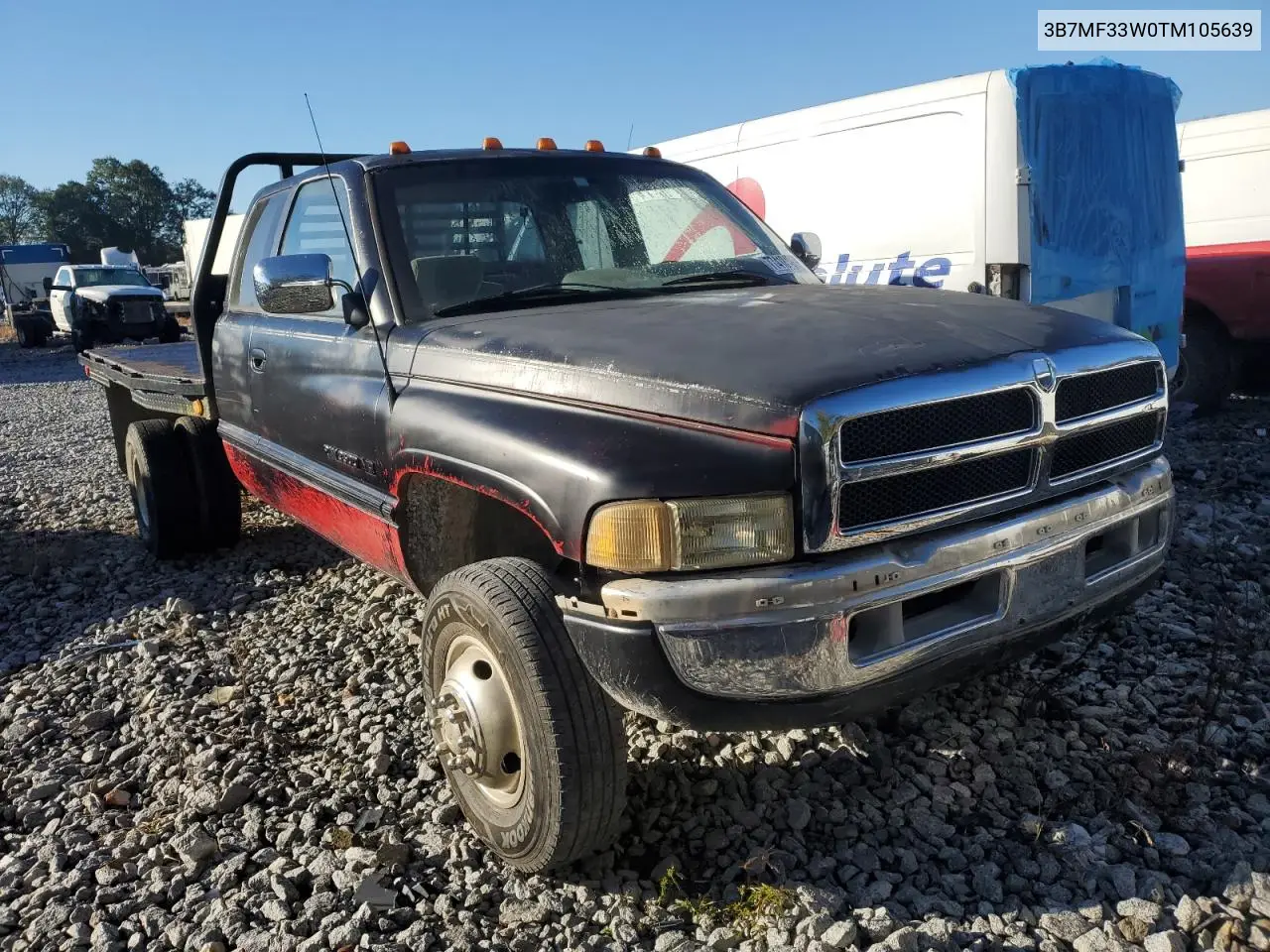 1996 Dodge Ram 3500 VIN: 3B7MF33W0TM105639 Lot: 77418424