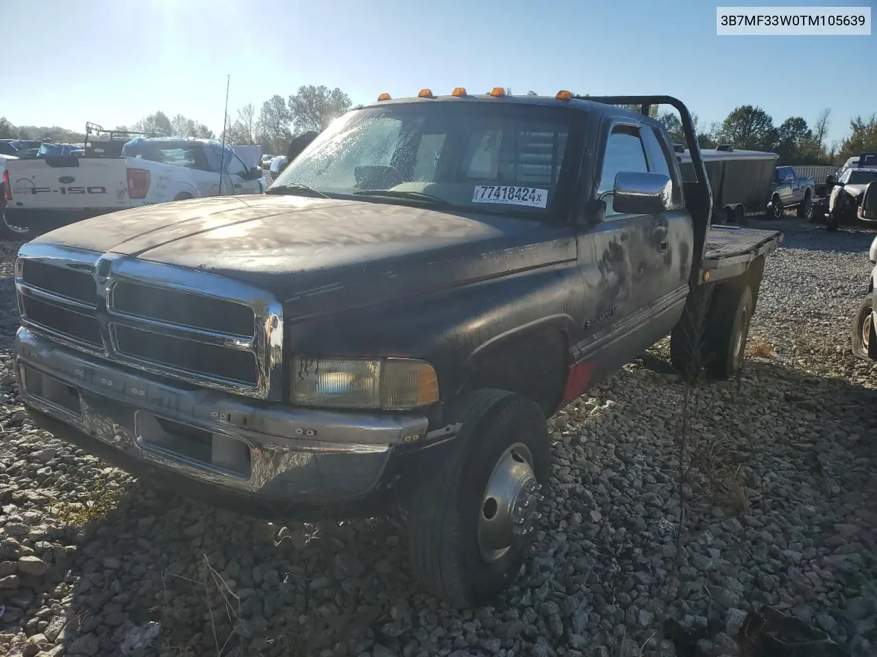 1996 Dodge Ram 3500 VIN: 3B7MF33W0TM105639 Lot: 77418424