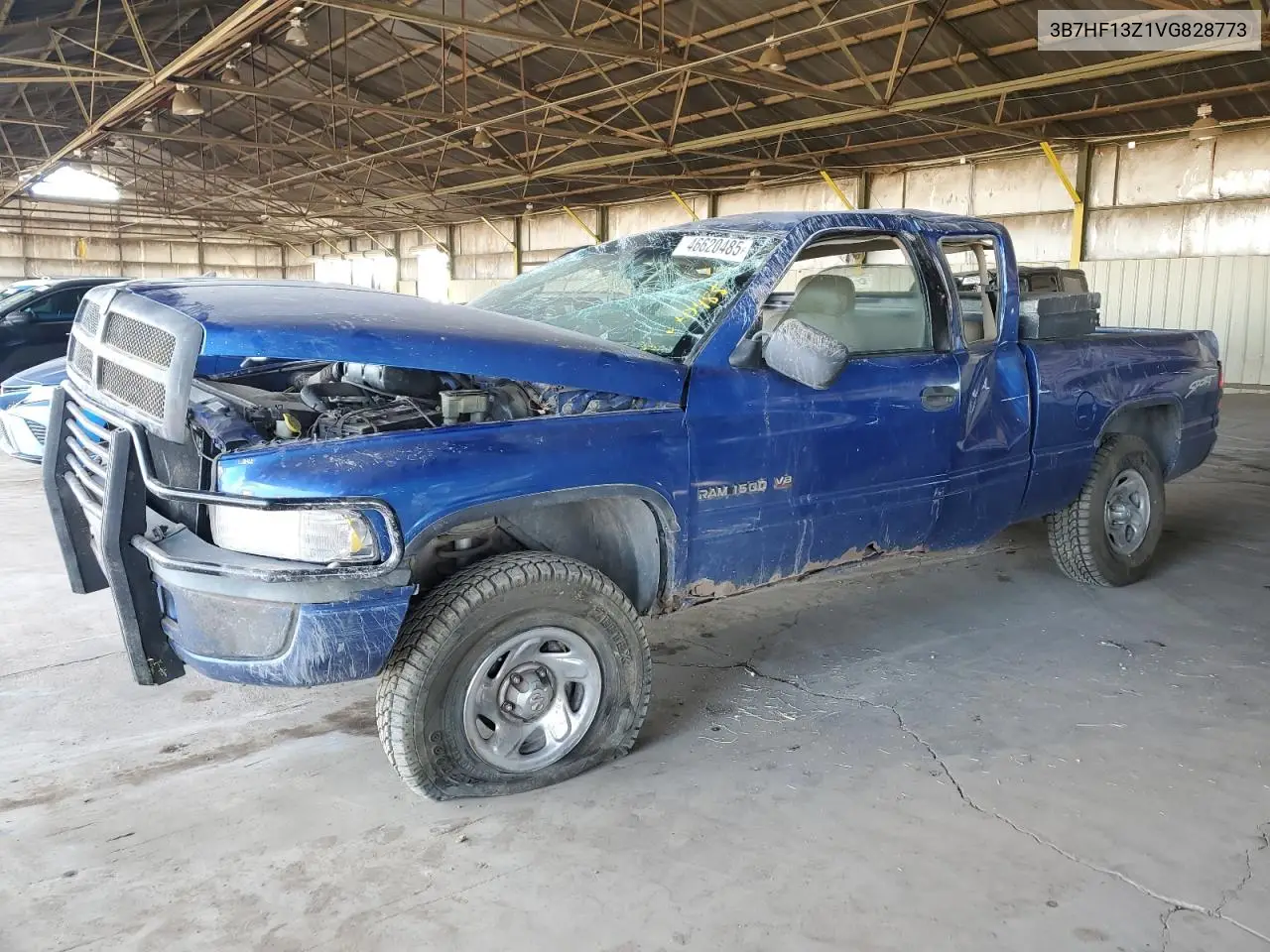 1997 Dodge Ram 1500 VIN: 3B7HF13Z1VG828773 Lot: 46620485