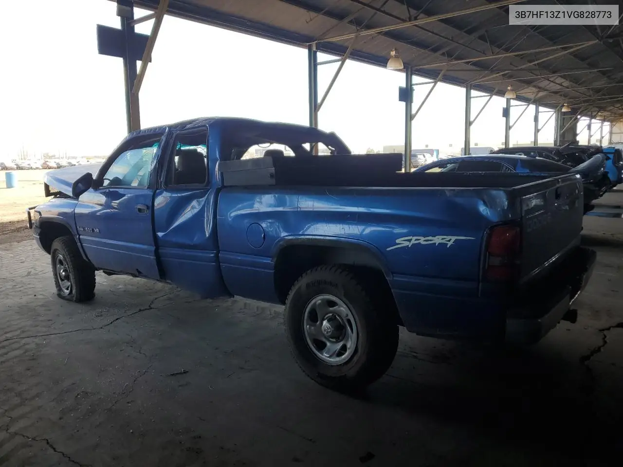 1997 Dodge Ram 1500 VIN: 3B7HF13Z1VG828773 Lot: 46620485