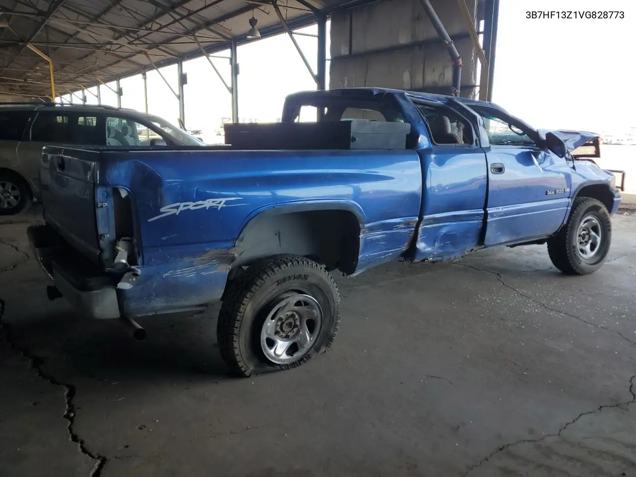 1997 Dodge Ram 1500 VIN: 3B7HF13Z1VG828773 Lot: 46620485