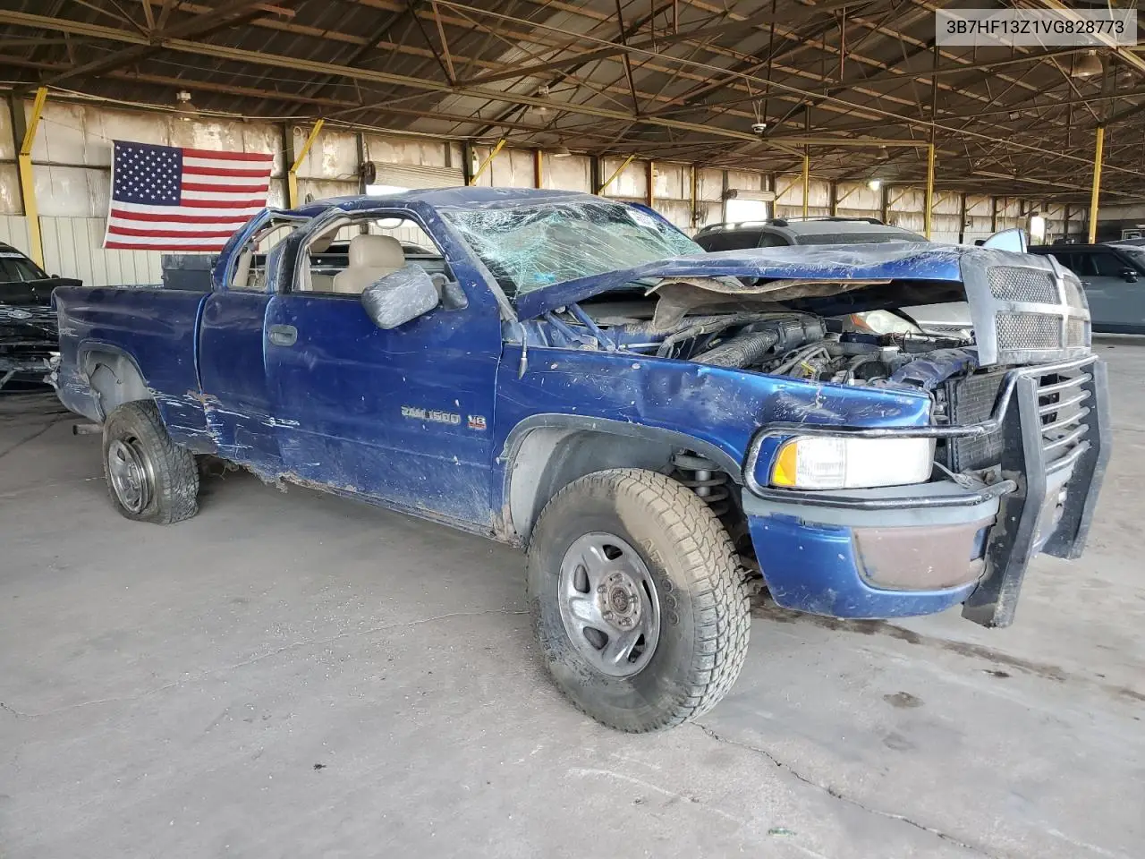 1997 Dodge Ram 1500 VIN: 3B7HF13Z1VG828773 Lot: 46620485
