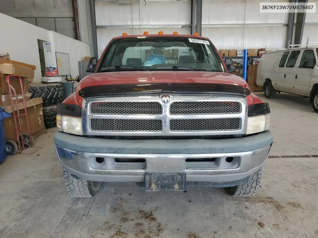 1997 Dodge Ram 2500 VIN: 3B7KF23W7VM578457 Lot: 52577175