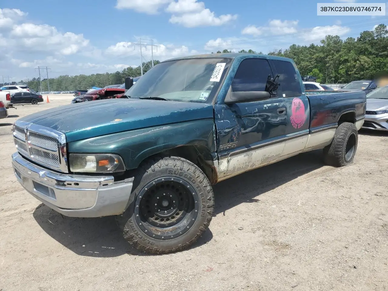 1997 Dodge Ram 2500 VIN: 3B7KC23D8VG746774 Lot: 54536375