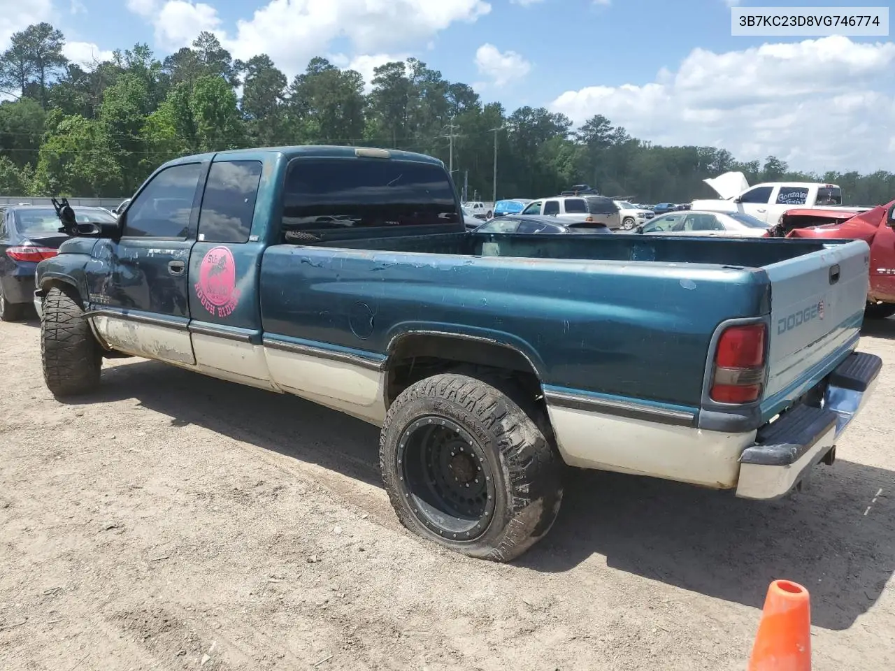 1997 Dodge Ram 2500 VIN: 3B7KC23D8VG746774 Lot: 54536375