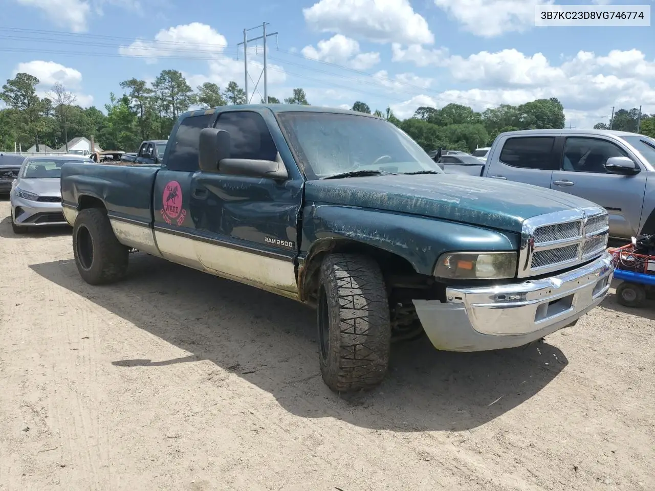 1997 Dodge Ram 2500 VIN: 3B7KC23D8VG746774 Lot: 54536375