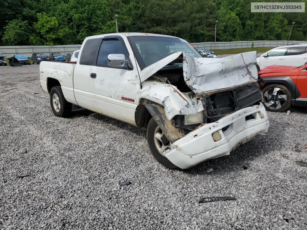 1997 Dodge Ram 1500 VIN: 1B7HC13Z8VJ553345 Lot: 56321445