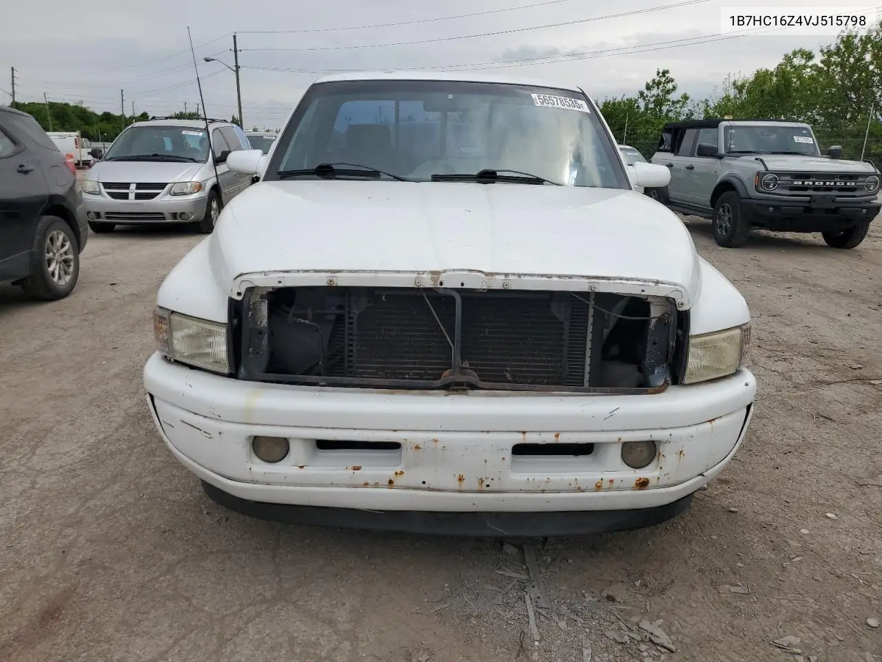 1997 Dodge Ram 1500 VIN: 1B7HC16Z4VJ515798 Lot: 56578535