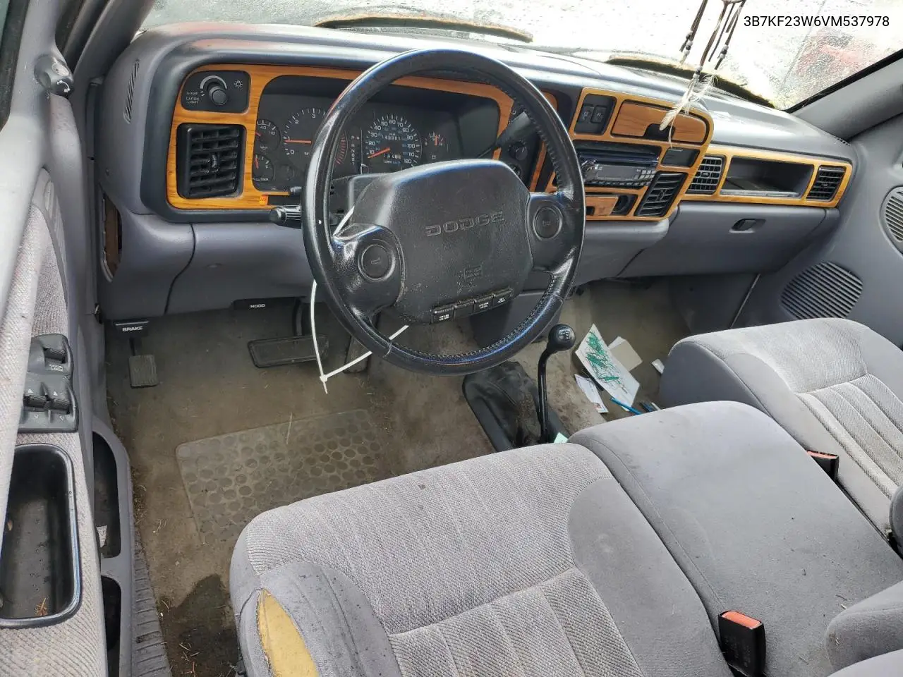 1997 Dodge Ram 2500 VIN: 3B7KF23W6VM537978 Lot: 56804625