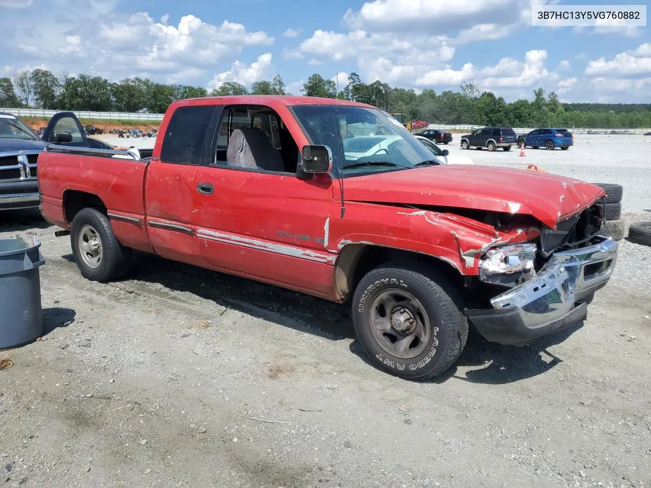 1997 Dodge Ram 1500 VIN: 3B7HC13Y5VG760882 Lot: 60505475