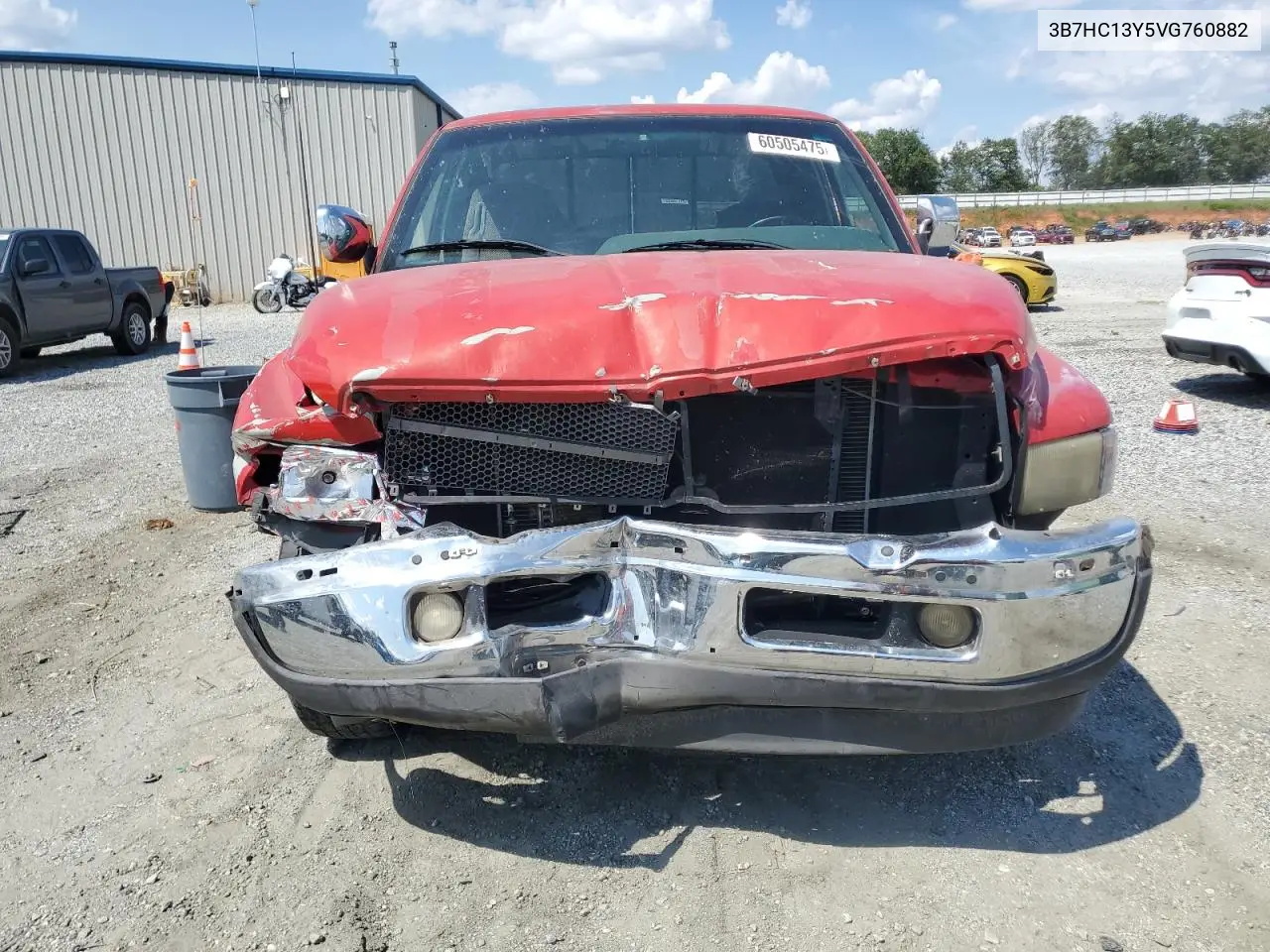 1997 Dodge Ram 1500 VIN: 3B7HC13Y5VG760882 Lot: 60505475