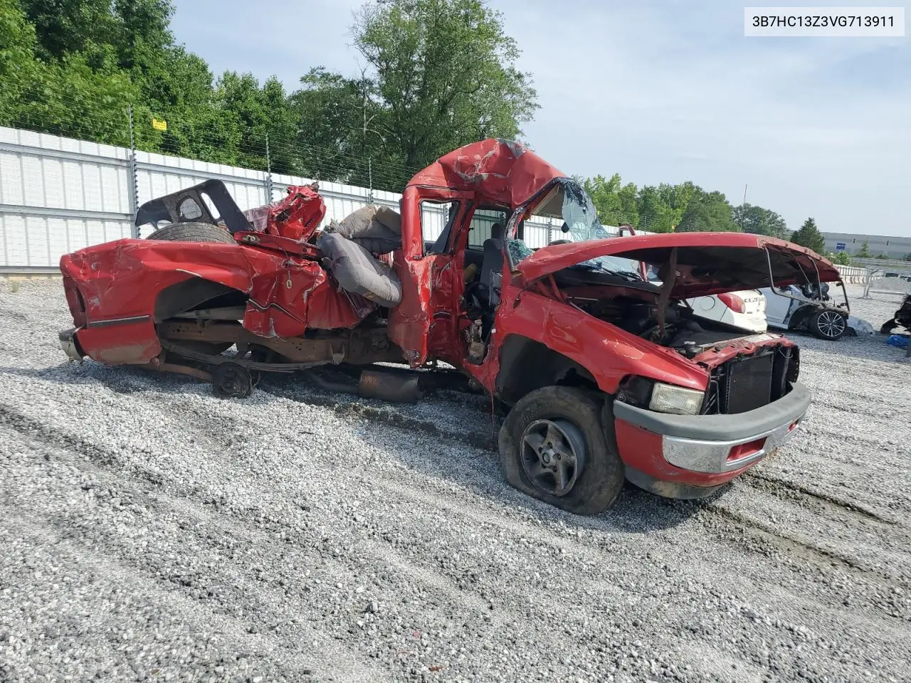 1997 Dodge Ram 1500 VIN: 3B7HC13Z3VG713911 Lot: 60672125