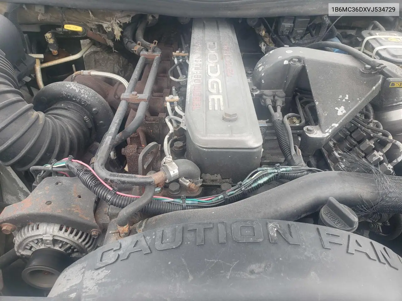 1997 Dodge Ram 3500 VIN: 1B6MC36DXVJ534729 Lot: 63062525