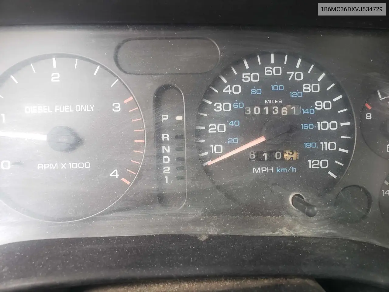 1997 Dodge Ram 3500 VIN: 1B6MC36DXVJ534729 Lot: 63062525